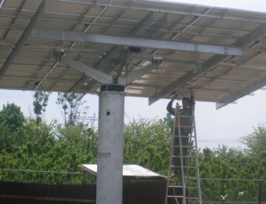 100 KWp συνδεμένα Φ/Β συστήματα στο Σιδηρόκαστρο  με TRACKER 2008